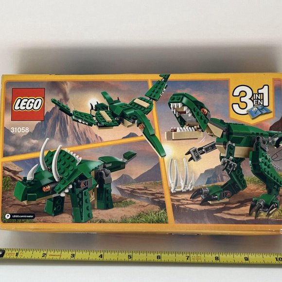 LEGO Creator Mighty Dinosaurs Toy, 3 in 1 Model, T. rex, New in Box #31058 - Picture 9 of 9